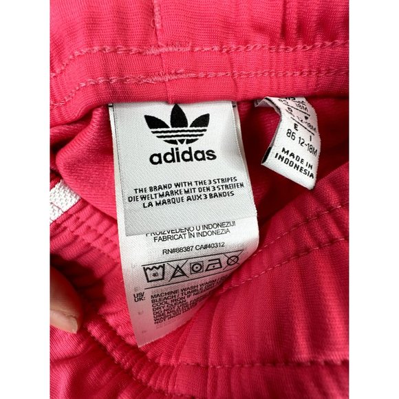 Adidas Three Striped Jogger Pants size 18 Months‎ Pink - Picture 3 of 5